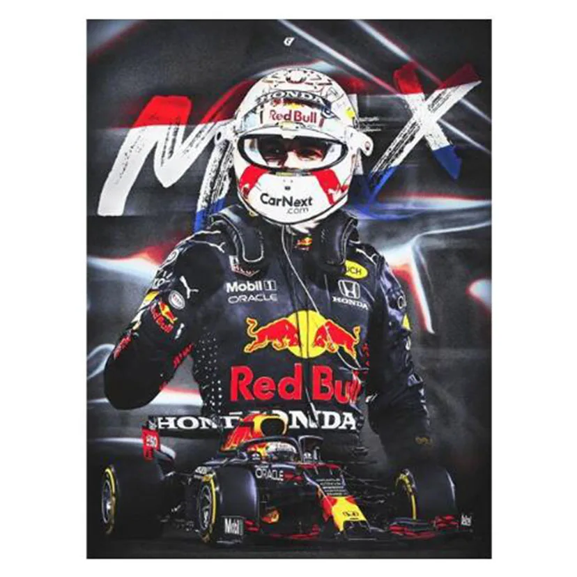 DIY Full Drill F1 Diamond Painting Max Verstapper Racing Lewis Charles Leclerc Formula World Champion Embroidery Wall Decor Art