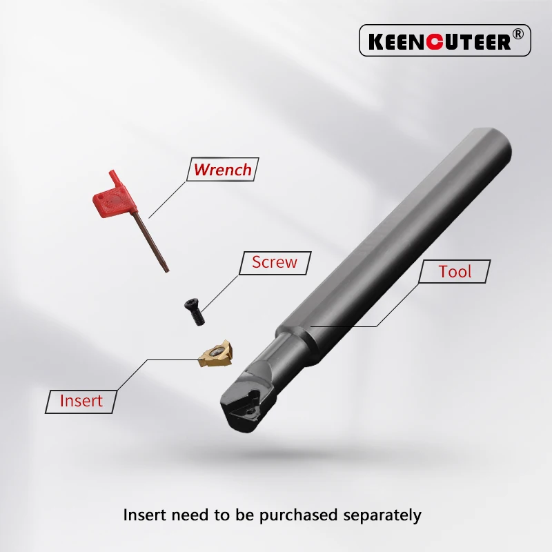 SNR-16/A16 SNR0008K11  SNR0010M11 SNR0010K11 SNR0012M11 SNR0013M16 Internal Thread Turning Tool CNC Threading Tool Holder