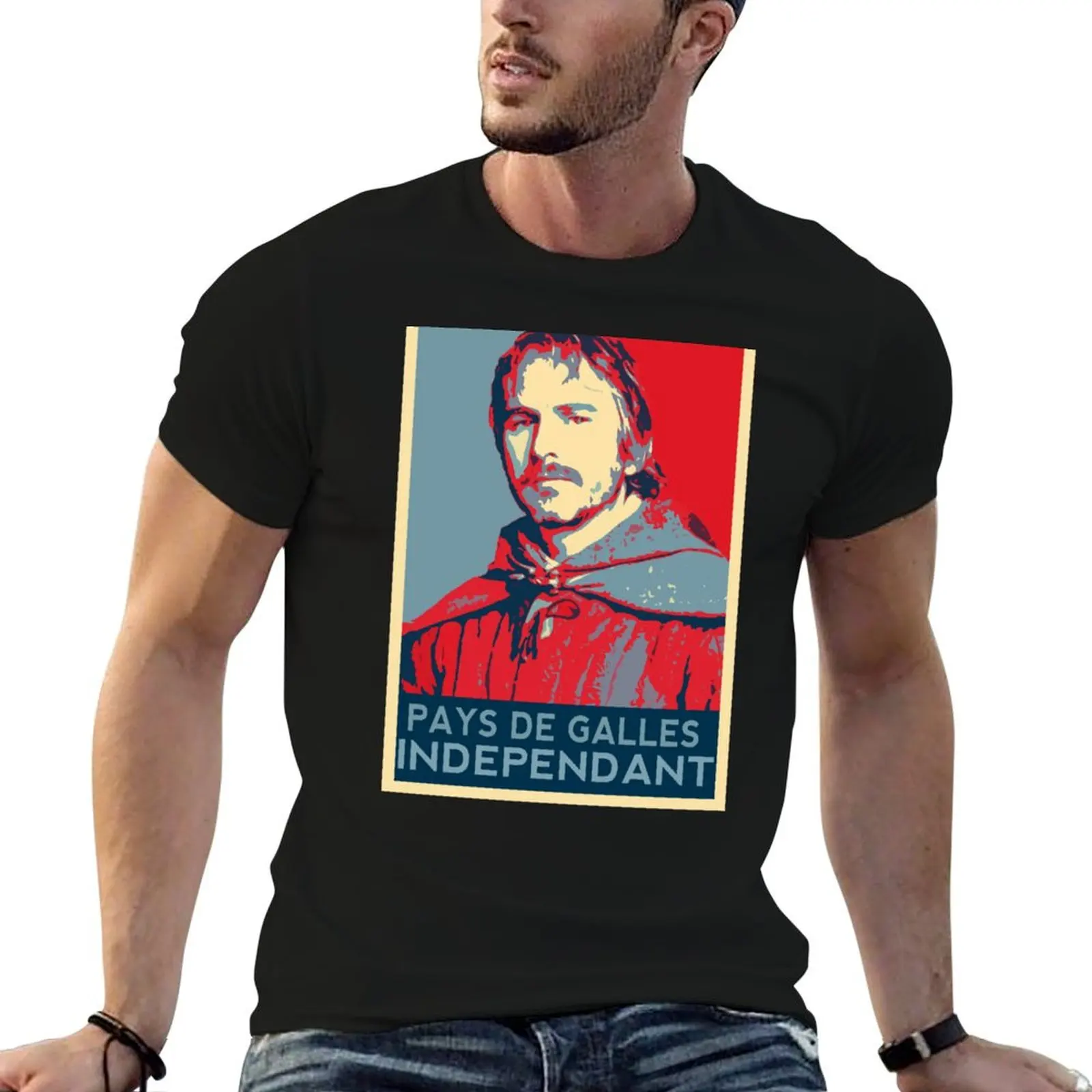 Kaamelott - Perceval Hope Style - Pays de Galles Indépendant T-Shirt Urban Style Print T-Shirt