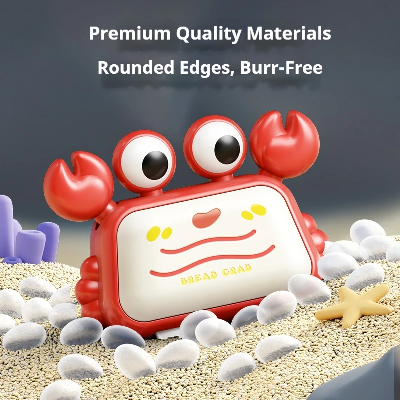 Doppia forza che cammina granchio strisciante Giocattoli sensoriali per bambini Apprendimento infantile Sviluppo strisciante Tempo interattivo della pancia per bambini