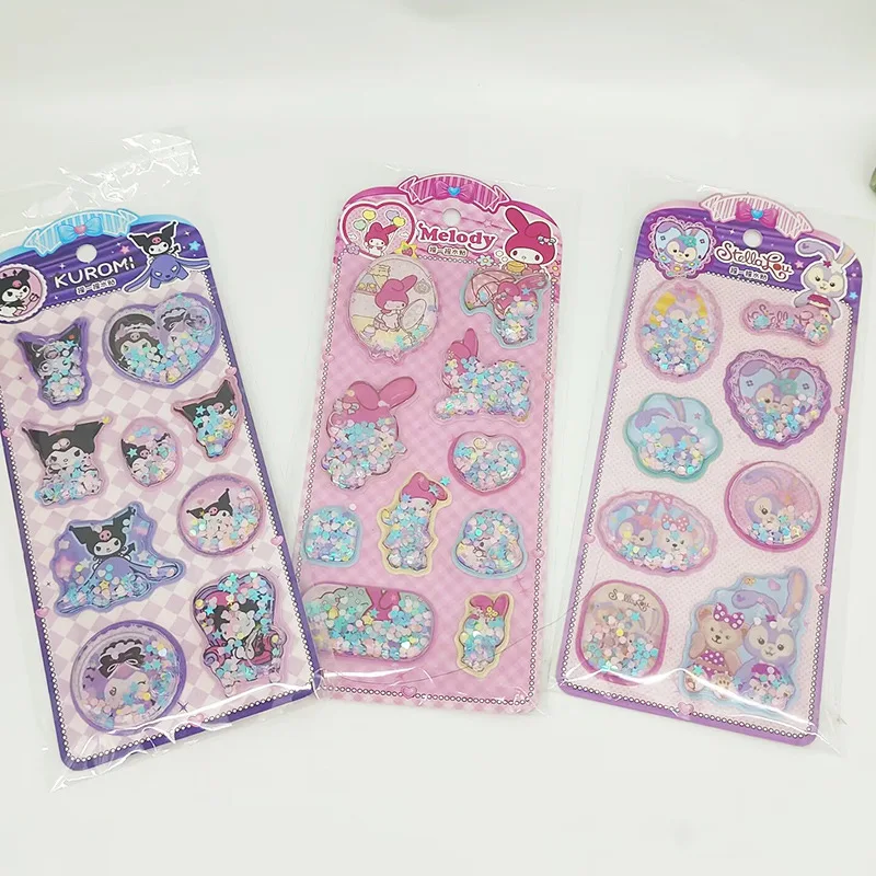 لطيف أنيمي Kawaii HelloKitty ثلاثية الأبعاد هزة ملصق DIY بها بنفسك ألبوم دفتر مذكرات كتيب الديكور للمدرسة T القرطاسية لعبة أطفال