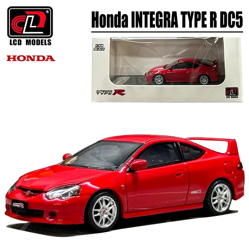 Lcd 1/64 Honda Integra Type R Dc5 Legering Speelgoed Motorvoertuig Diecast Metalen Model Geschenken