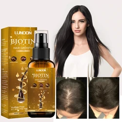 Spray rápido do crescimento do cabelo para mulheres, biotina, barba cabelo perda cuidado, espessamento do soro do cabelo, mulher rápida, produtos 2