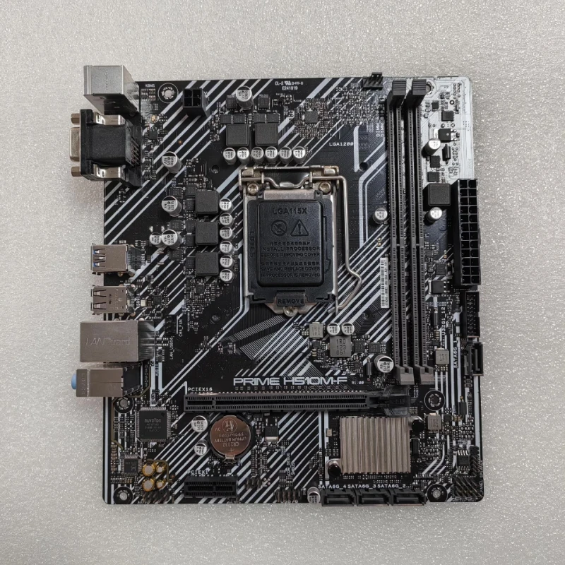 Used for ASUS PRIME H510M-F LGA1200 mATX Motherboard H510 Chip DDR4 M.2 GbE LAN For 10/11 Gen Intel Core CPU