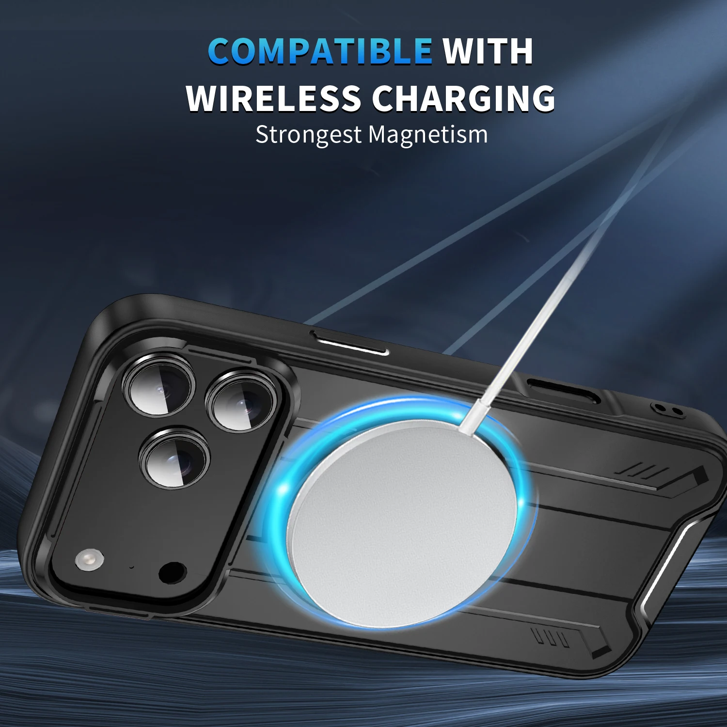 Casing Nyaman Pas Keras Magnetik untuk Iphone 17 Pro Max 16 Plus 17 Air 16e 15 14 13 12 Pro Iphone16 Iphone17 Aksesori