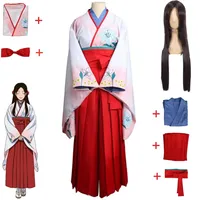 Kakegurui The Movie Yuriko Nishinotouin Cosplay Costume Eiga Kakegurui Japanese  Kimono Wig Woman Masquerade Ball Party Suit