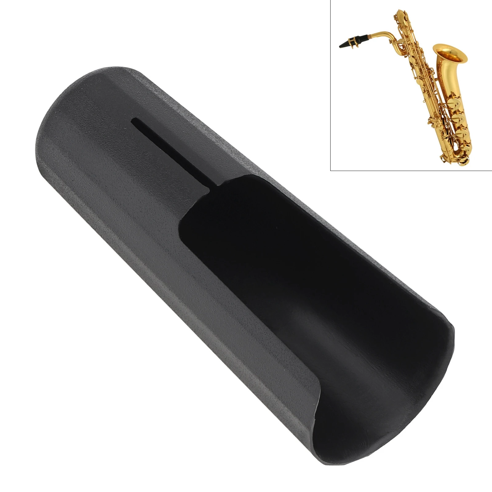 ABS bE Baritone Saxophone Mouthpiece Cap Sax Mouthpiece Plastic Protective Cap Woodwind Instrument Accessories