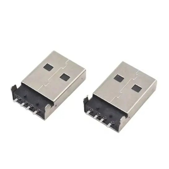 【50-10PCS】USB Type A Standard Port Female Solder Jacks Connector PCB Socket USB-A USB-B type