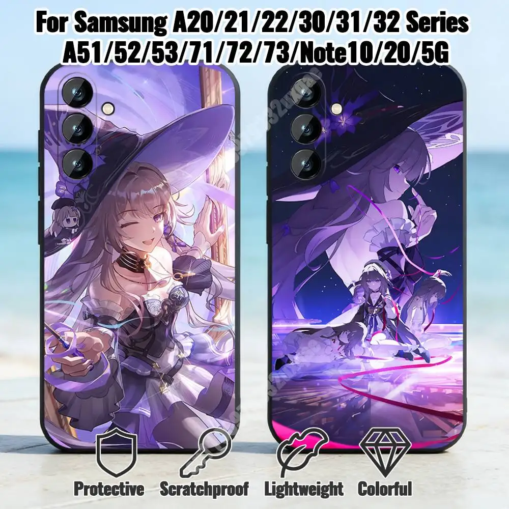 

Honkai Star Rail Herta Phone Case for Samsung Galaxy A12 13 A20 21 22 A30 31 32 A51 52 A71 72 Shockproof Bumper