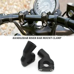 Motorcycle Accessories Handlebar Bar Riser Clamps Adapter for Triumph Bobber T100 T120 Speed Twin Black