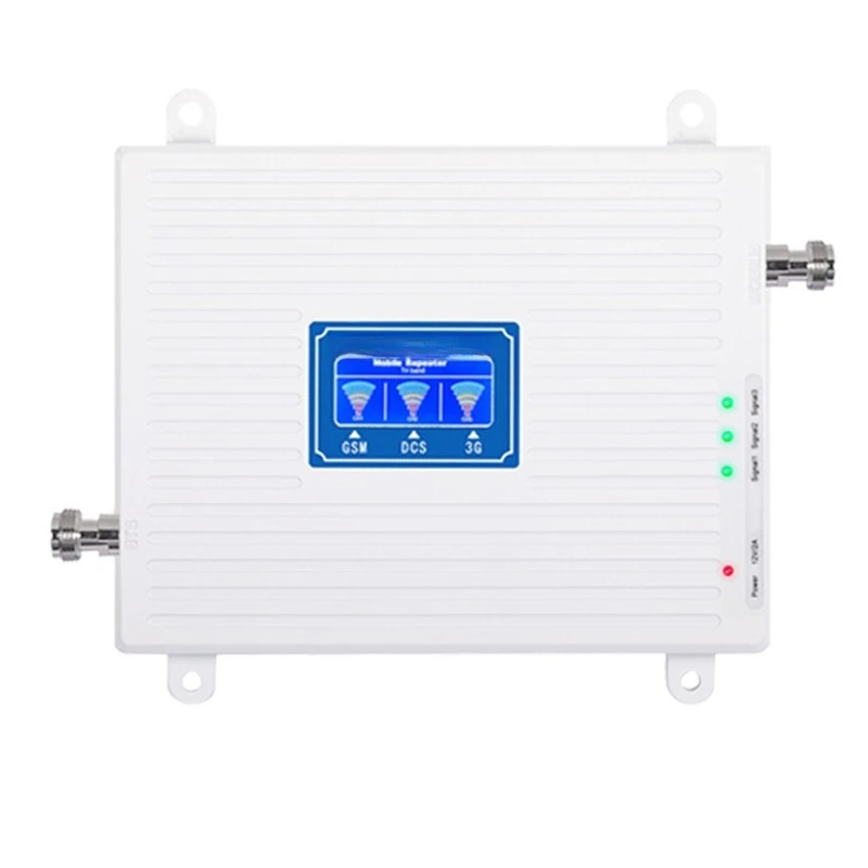 

Mobile phone signal amplifier 900/1800/2100MHz repeater tri-band signal booster