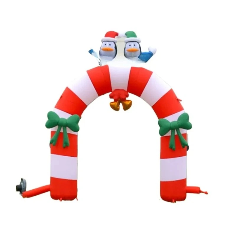 2.5m Inflatable Christmas Decorations Festive Advertising Display for Holiday Party Outdoor Yard Garden Decoration