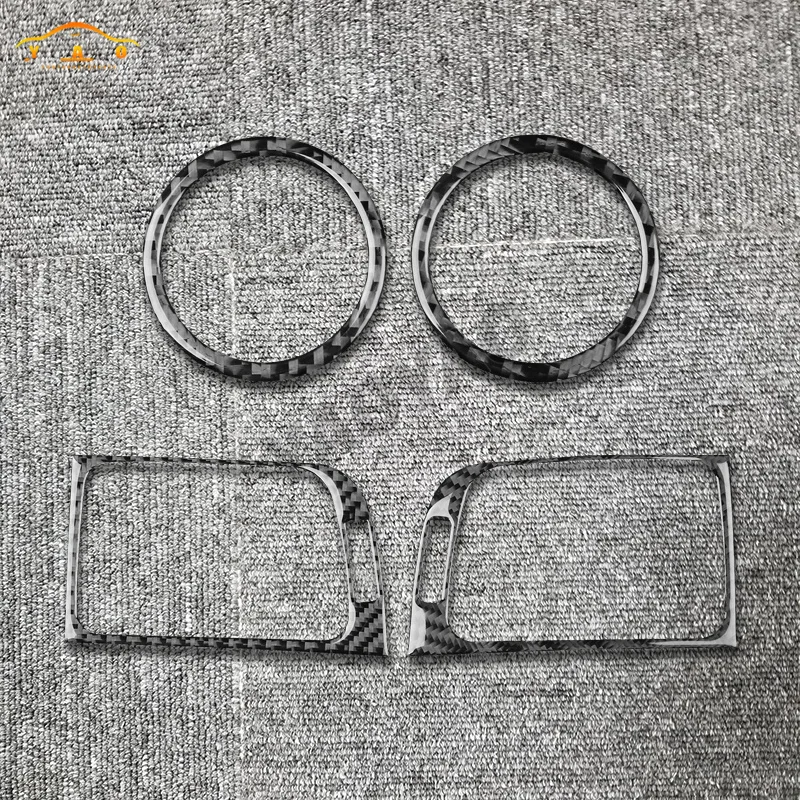 

Carbon Fiber Mist Eliminator Dashboard Left Right Air Vent Trim Cover Accessories Car Sticker For Acura TSX 2009-2014