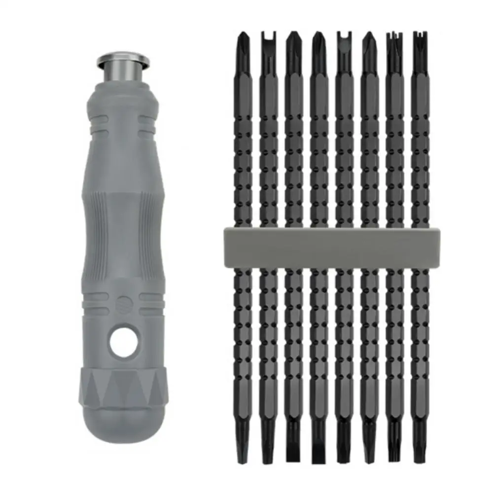 Screwdriver Assembly Magnetic Double Head Screwdriver Set Hand Tool Screwdriver Bits Multifunctional 17-in-1