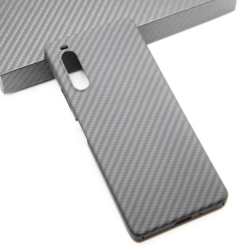 

Carbon fiber phone case for SONY Xperia 10IV 4th 10iii 3th 10V 5th Thin and light attributes Fine lines Aramid fiber shell