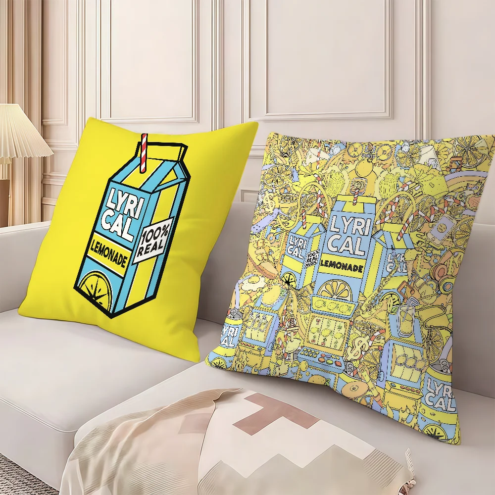 cushion Lemonade cover Singer Fashionable Style pillowcase L-Lyrical Comfortable sofa Bedroom Personalized Decoration