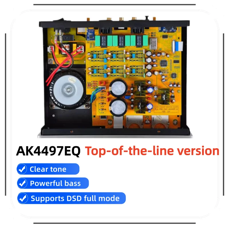 HiFi DAC Player DSD Decode Bluetooth Receiver Multi Input USB SD Optical Coaxial High Resolution Audio Decoder