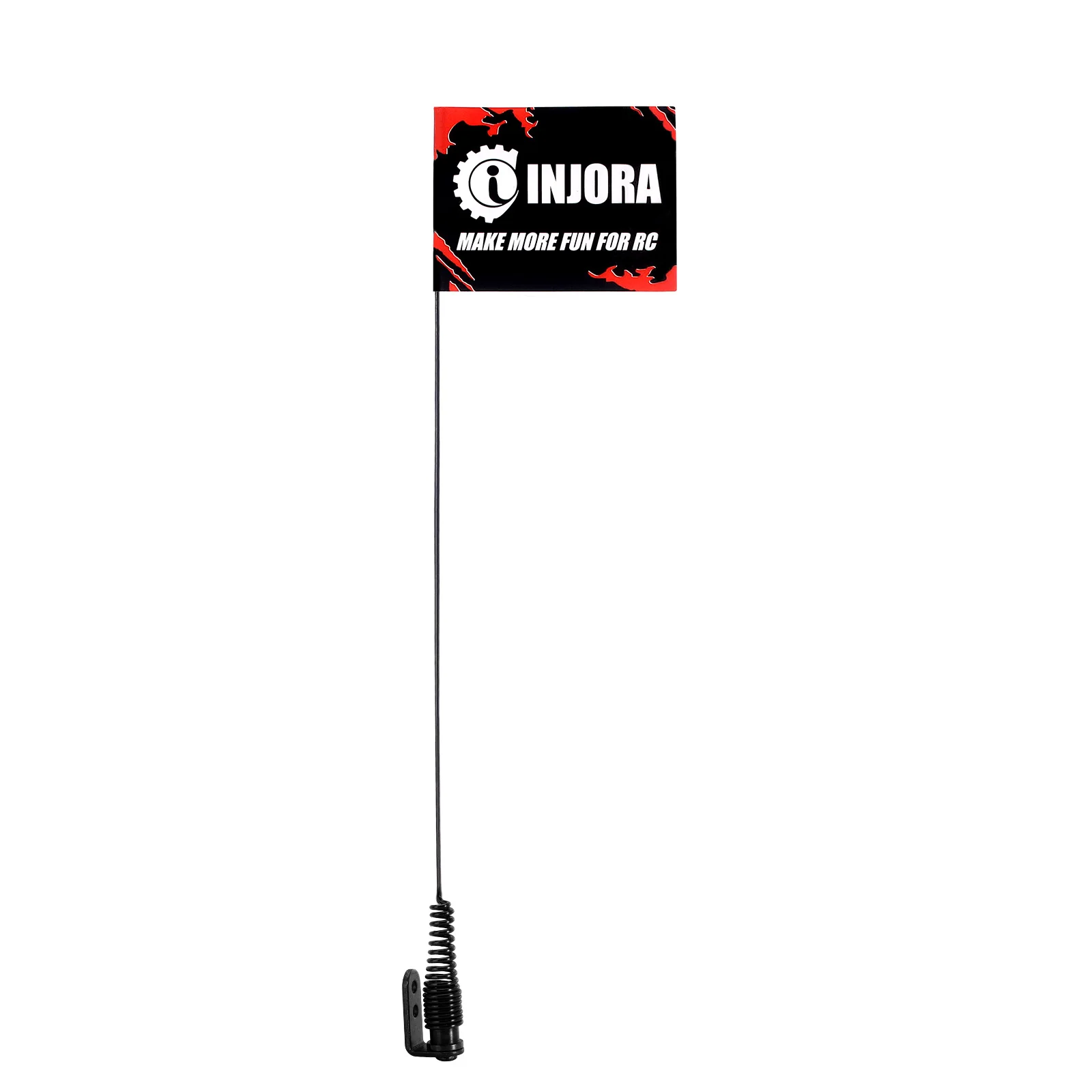 Antenna Decoration with INJORA Flag 15cm for 1/18 1/24 RC Crawler Car TRX4M SCX24 AX24 FCX18 FCX24