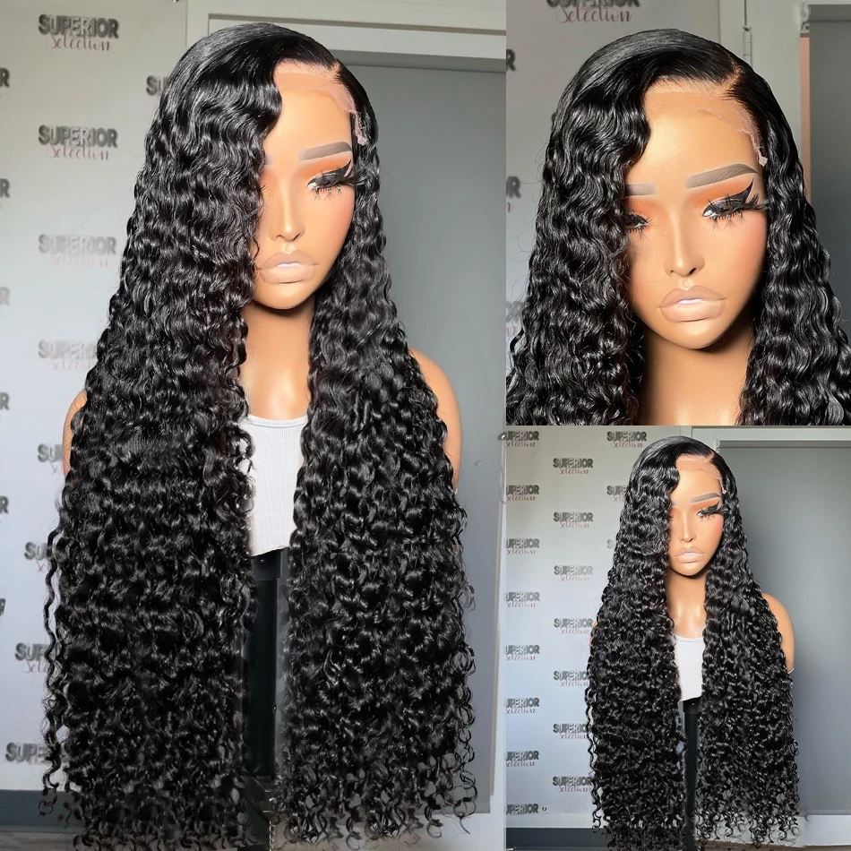 Brazilian 30 Inch Loose Deep Wave 13x6 Hd Lace Frontal Human Hair Wig Deep Wave Human Hair Wig Curly 5x5 Glueless Wigs For Women