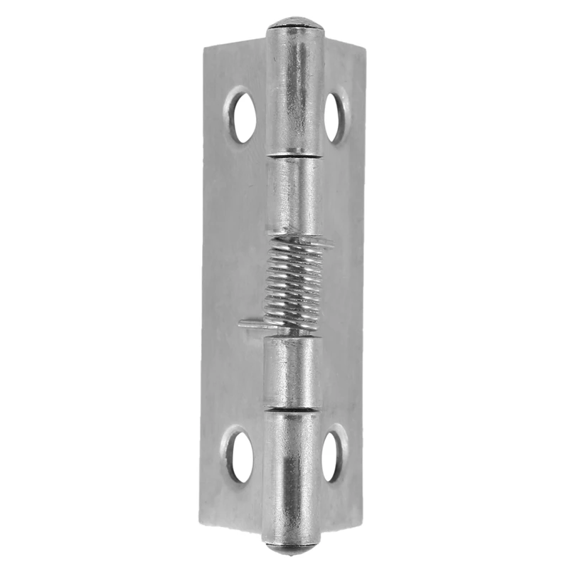 3X 2 Inch Long Stainless Steel Self-Closing Corner Spring Draw Door Hinge