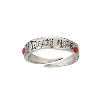 Fashion Anime Death Note Yagami Light Alloy Rings Cosplay For Men Women Adjustable Ring Props Jewelry Accessory Gifts