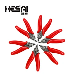 1/2/3/5PCS Diagonal Pliers Mini Wire Flush Cutter 3.5 Inch Micro Cutting Pliers Wires Insulating Rubber Handle Model Pliers