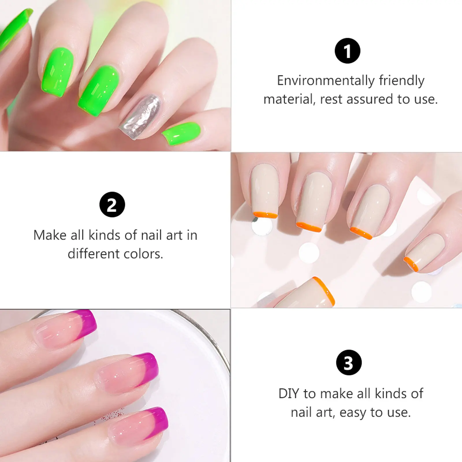 Candy Color Acrylic Nail Powder for UV Gel Manicure – 12-Box Set, DIY Nail Art Pigment Dust for Festival & Performance