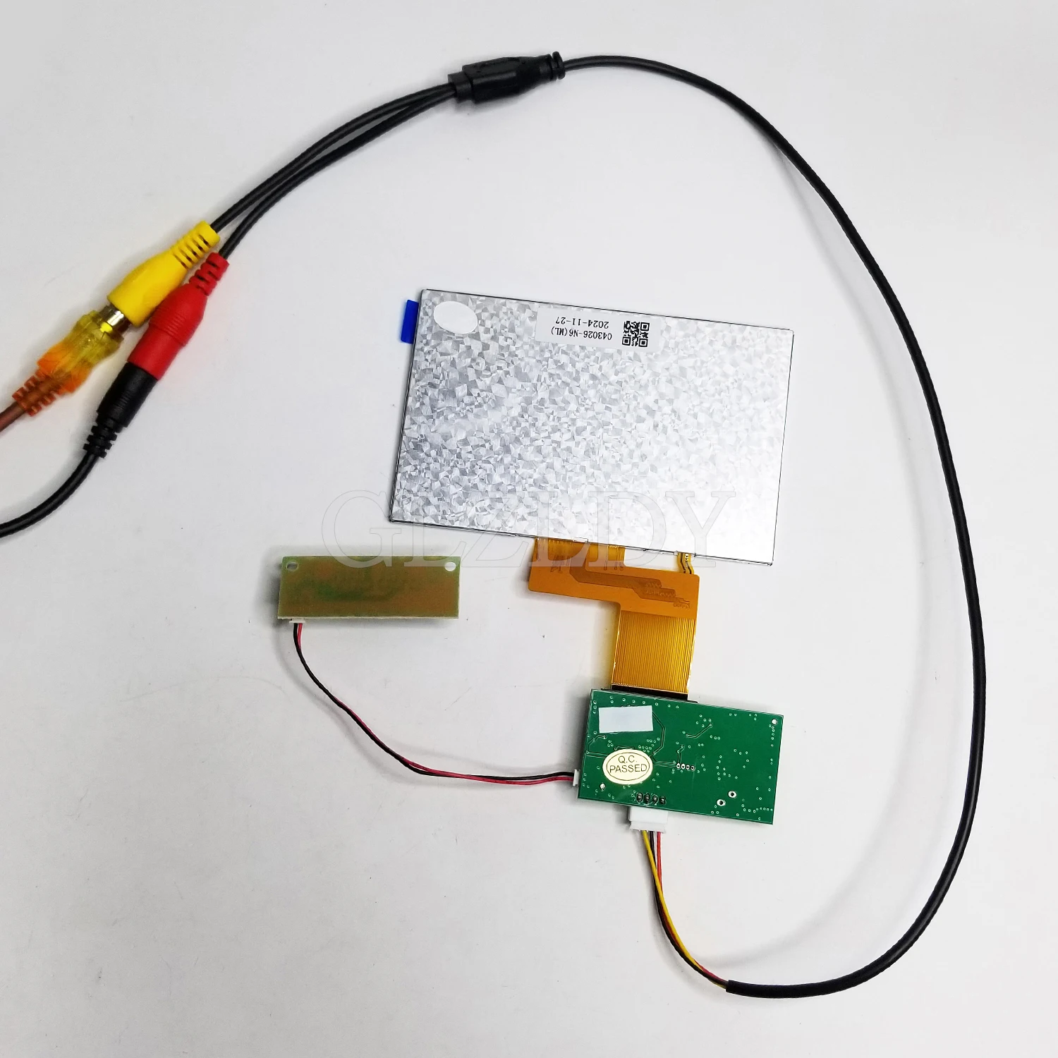 Zestaw modułu wyświetlacza TFT LCD 4,3 cala, płatki śniegu, 480x272, NTSC/PAL z płatkami śniegu, wideo RCA AV do monitora drona FPV