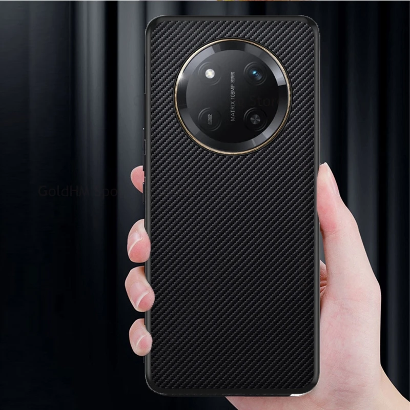 

Fundas For Honor X60 Pro Carbon Fiber Phone Shockproof Case For Honor X60i X50 GT X50i Plus X60 Pro Ultra Slim Protection Cover