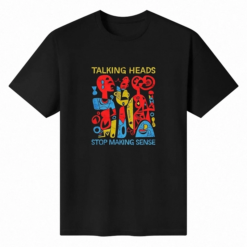 

Talking Heads Stop Making Sense Stuff T-Shirt For Men Women Rock Band Casual Cotton Graphic Printed Tops