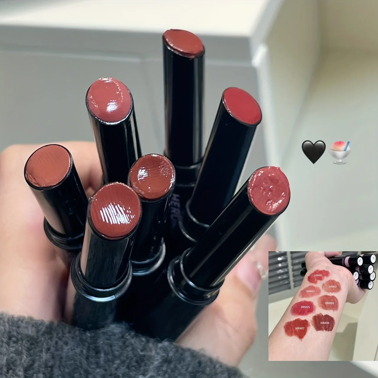 Herorange Glossy Moist Lip Gloss Hydrating Lustrous Waterproof Long Lasting Plump Lips Korean Style for Holiday Gifts - view 6