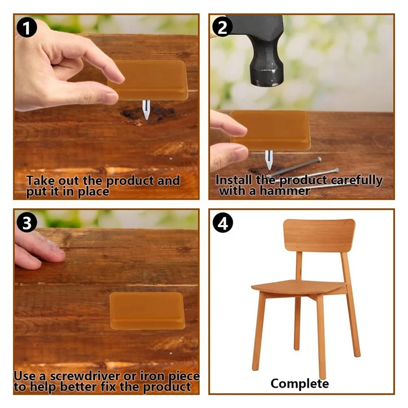 40 peças skides de gaveta tack-in e slides móveis glide gaveta de plástico glide com prego plástico para reparar cômoda