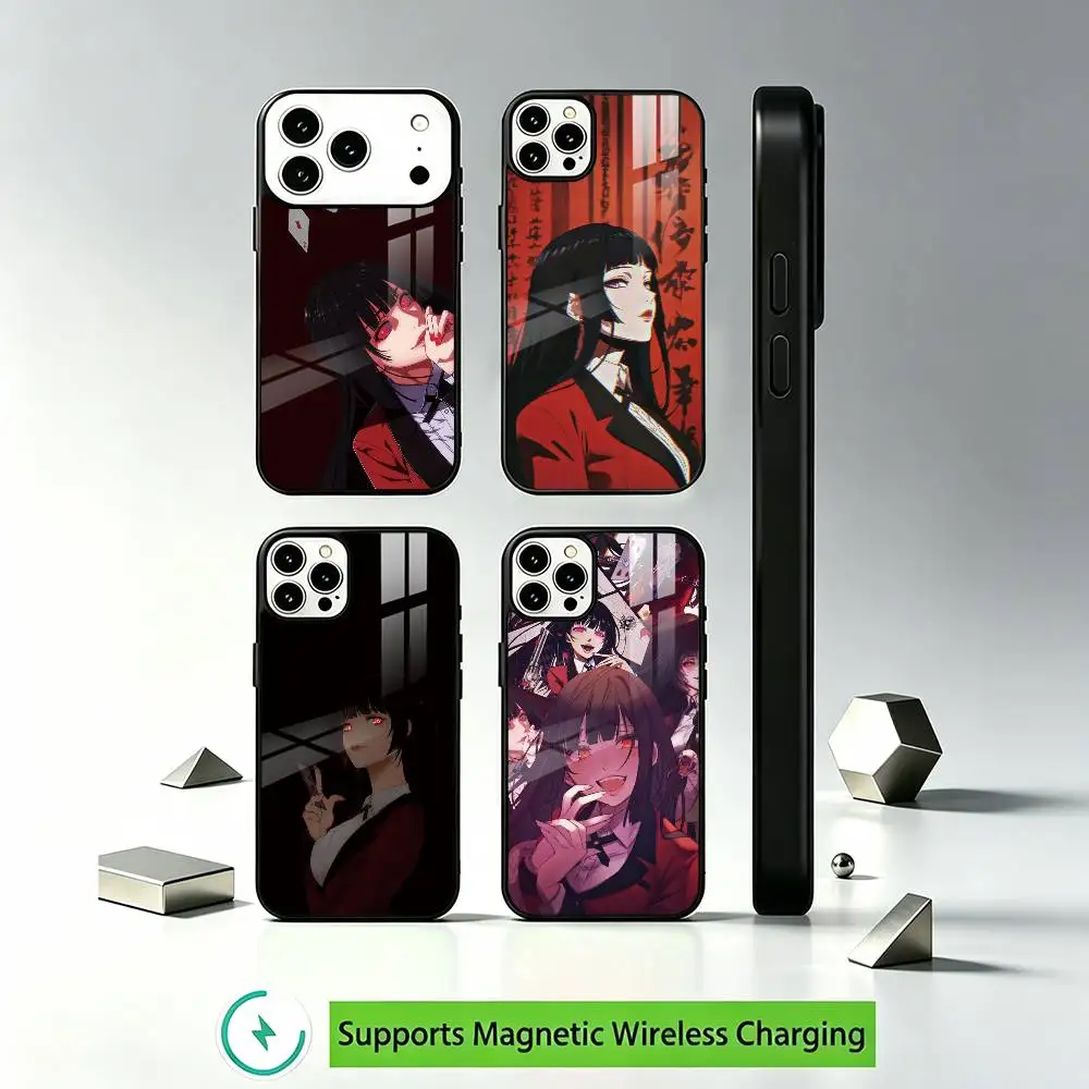 Kakegurui Yumeko Jabami-z Phone Case For iPhone18,17,16,15,14,13,12,11 Plus,Pro Compatible with magnetic wireless charging