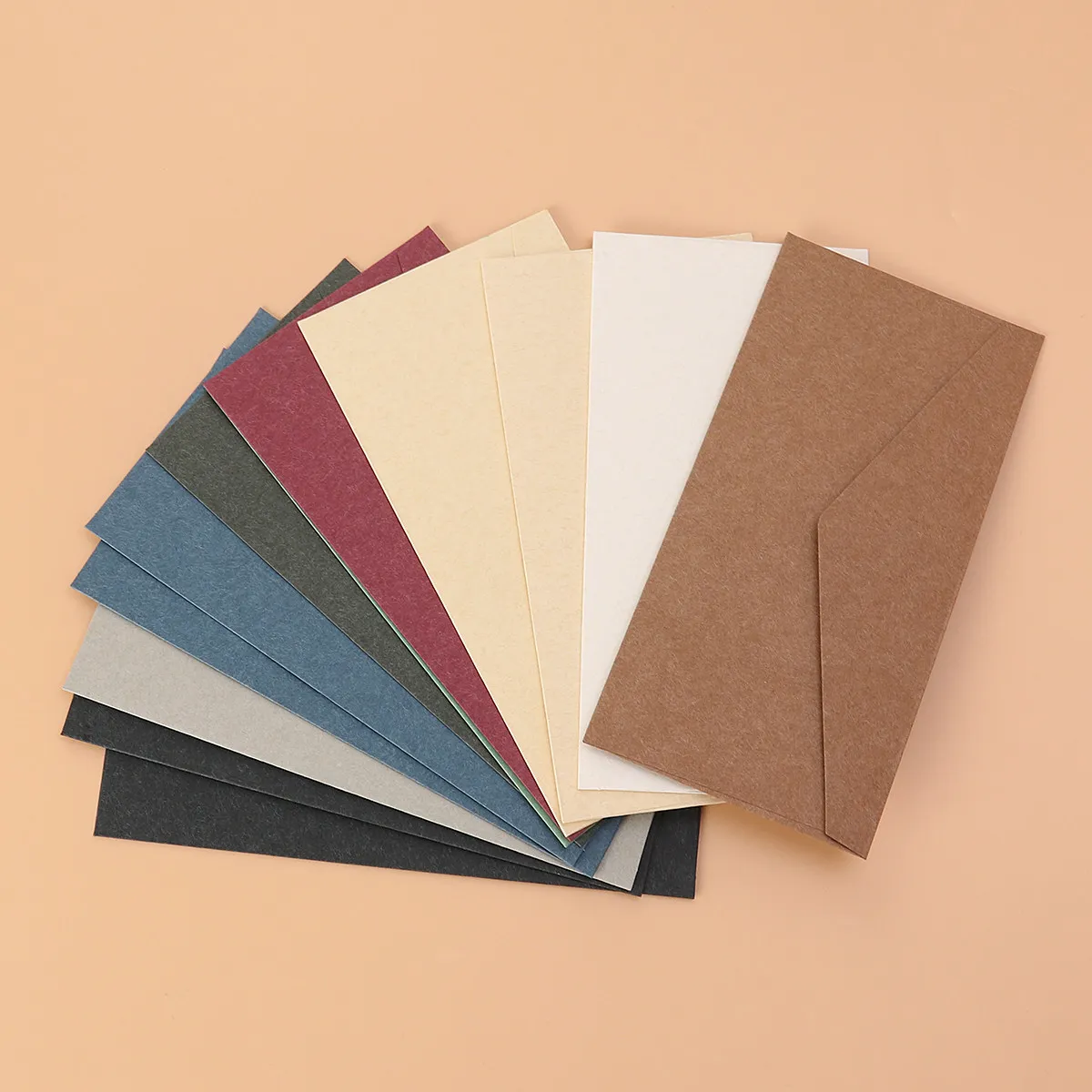 

12Pcs Vintage Style Kraft Envelopes for Wedding Invitations Business Correspondence Rustic Stationery Handwritten Sincerity