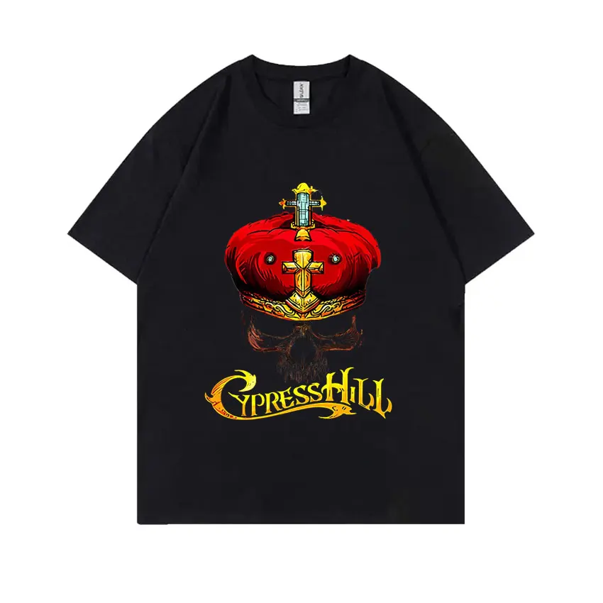 

Rapper Cypress Hill Stoned Raiders T-shirt Skeleton Graphic Tshirt Summer Men Women Hip Hop Fashion Streetwear Male Casual Tees