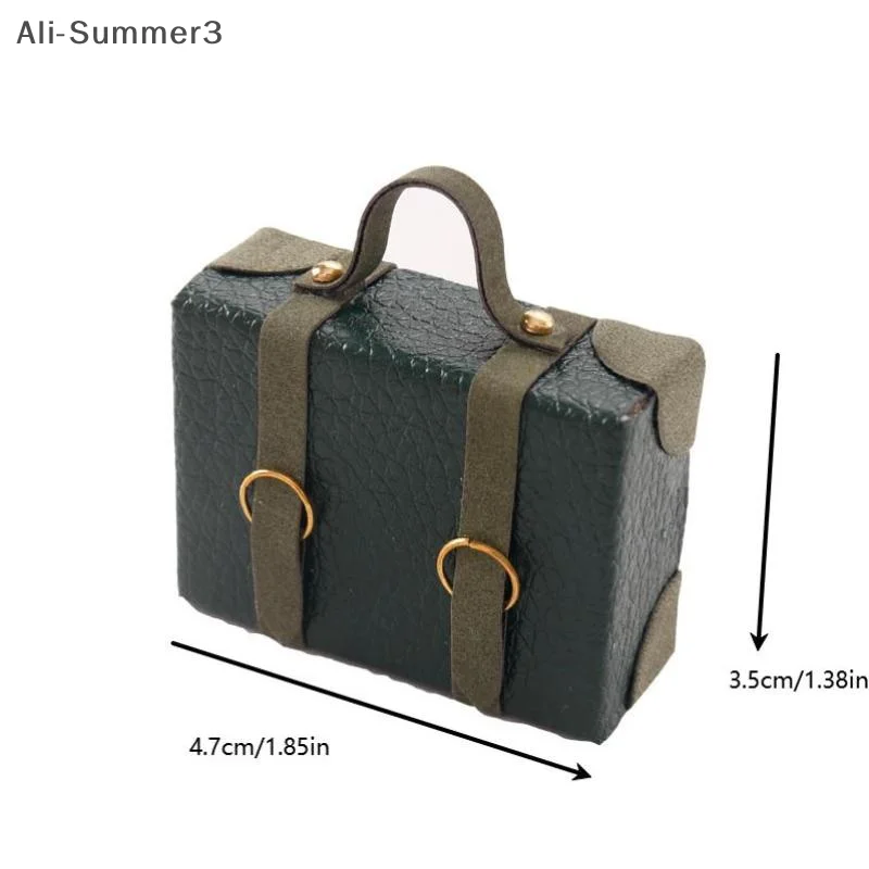 1:12 Valigetta in miniatura per casa delle bambole Valigia Modello Decor Accessori per casa delle bambole giocattolo