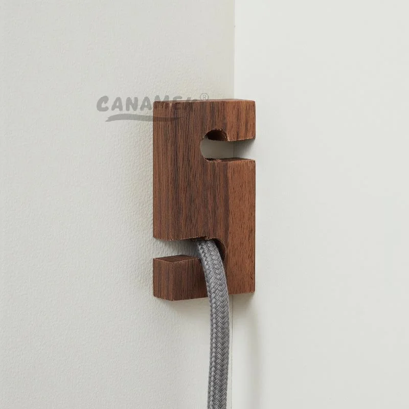 DIY Pendant Light Cord Adjuster for Wood 3mm-10mm Wire Hook for Hanging Ceiling Light Fixtures Adjustable