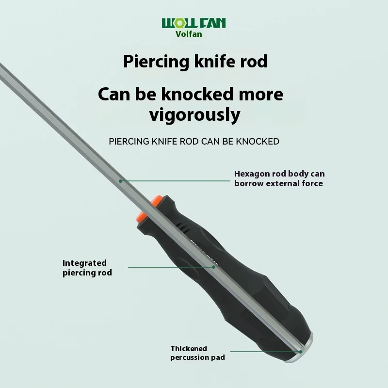 Through The Core Screwdriver Can Hit The Cross Screwdriver High Hardness With Strong Magnetic Screws Flat Screwdriver