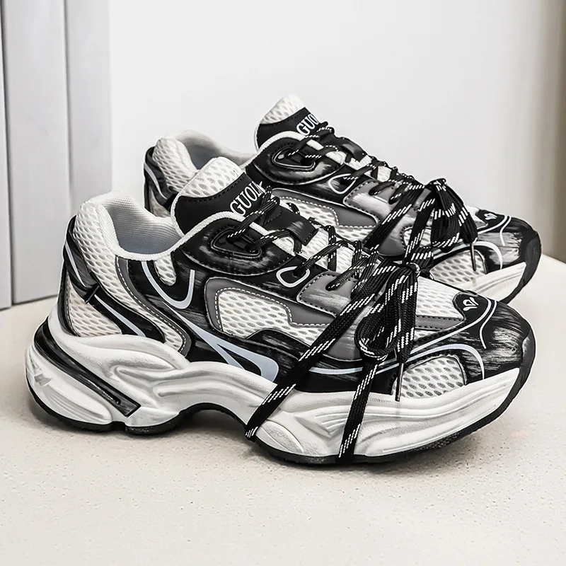 

Ретро-кроссовки на толстой подошве для женщин, модные осенне-зимние спортивные повседневные туфли из не-кожаного материала с подошвой из ЭВА, взрослый размер