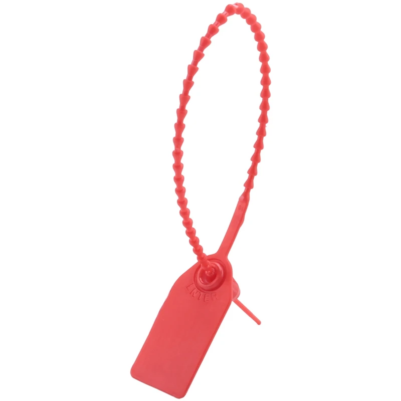 A74E-100 Plastic Tamper Seals, Numbered Zip Ties Tags,Disposable Self Locking Signage For Fire Extinguisher,Shipping,250Mm