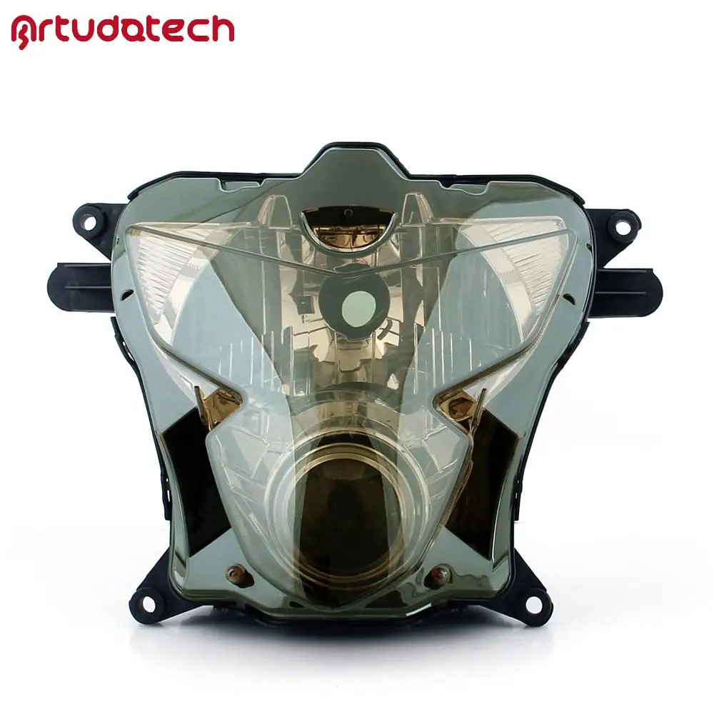 

Artudatech Headlight Front Light Assembly Smoke Case for Suzuki GSXR 600 GSX-R 750 2004-2005 K4