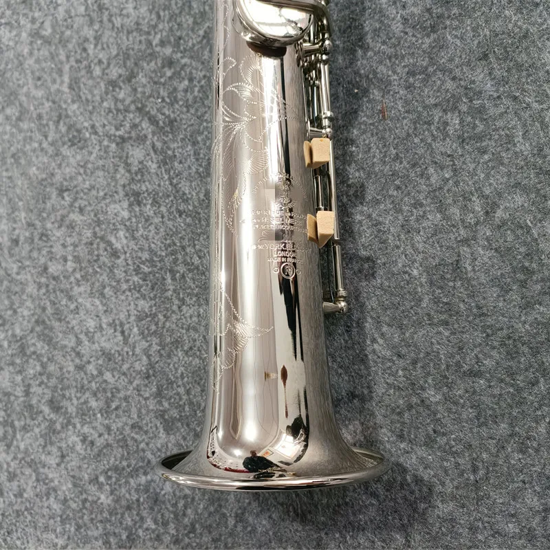 Made in France High Quality Soprano Saxophone nickel plating Mark VI B-flat Soprano Sax Mark VI Mouthpiece Reeds Neck