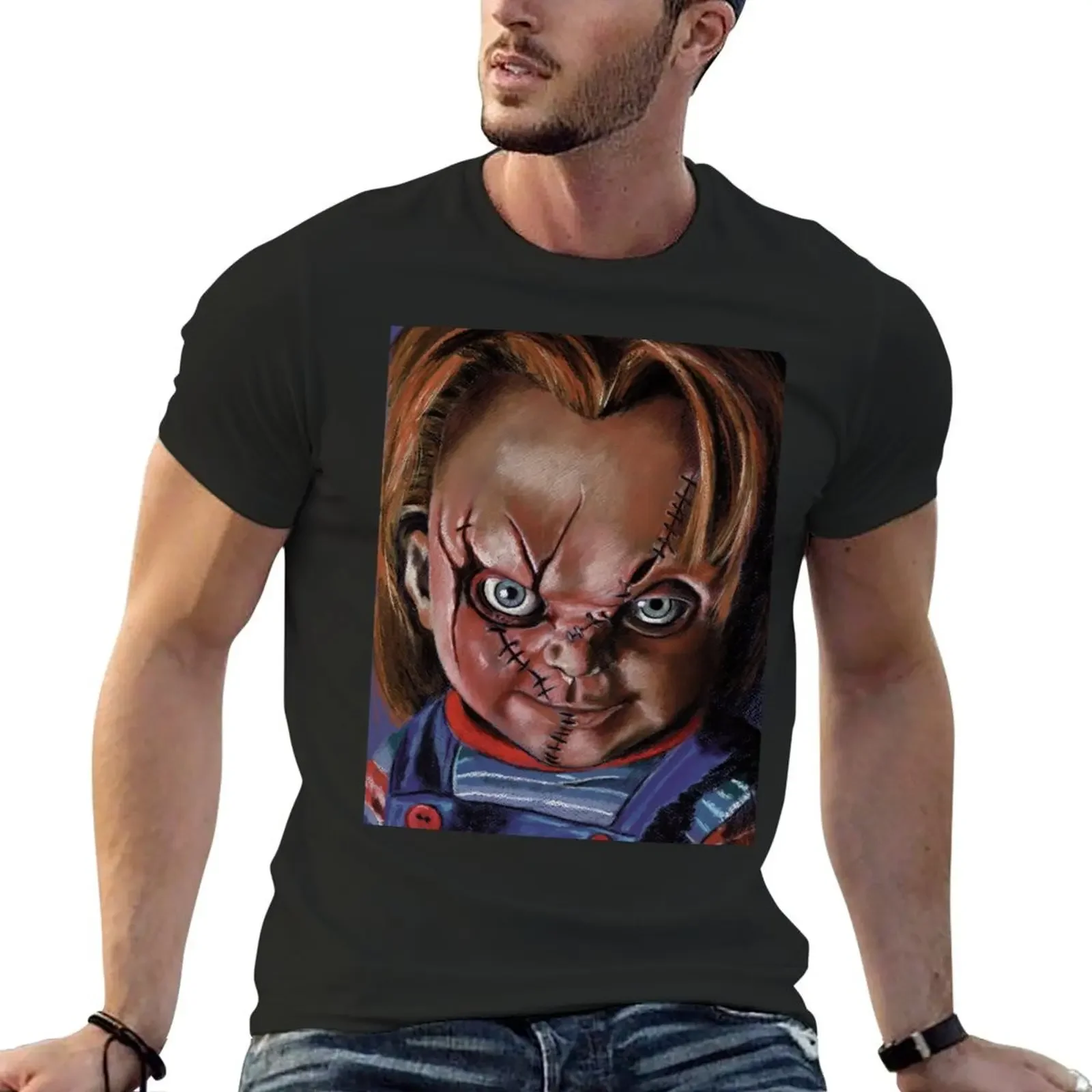 CHUCKY - CHILDS PLAY T-Shirt for a boy oversized graphic tee hippie clothes mens vintage t shirts