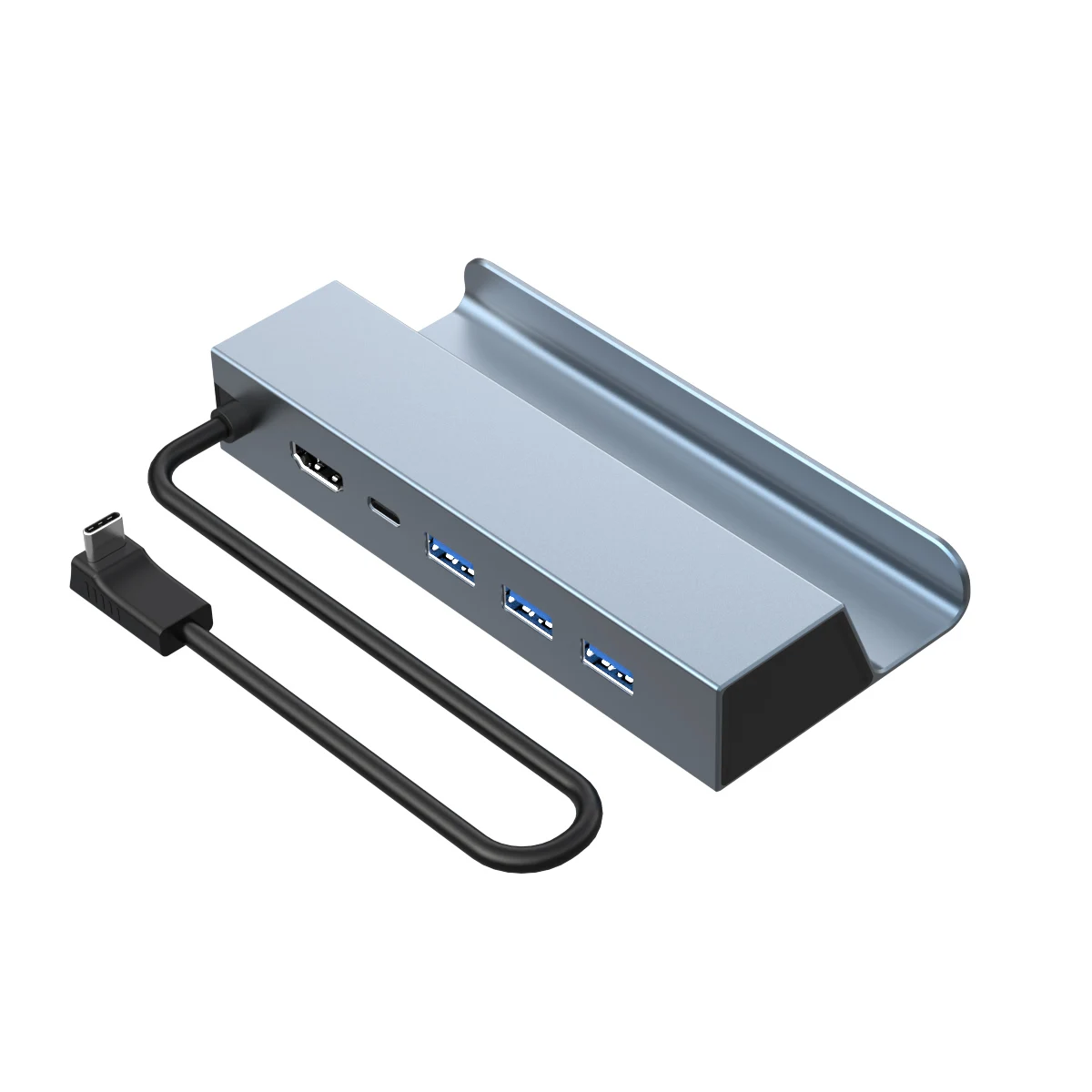 5-in-1-USB-C-Dockingstation, 4K bei 60 Hz, HDMI, 100 W PD-Aufladung, 3 USB2.0-Anschlüsse, Typ-C-Gaming-Hub für Switch, Steam Deck, ROG Ally