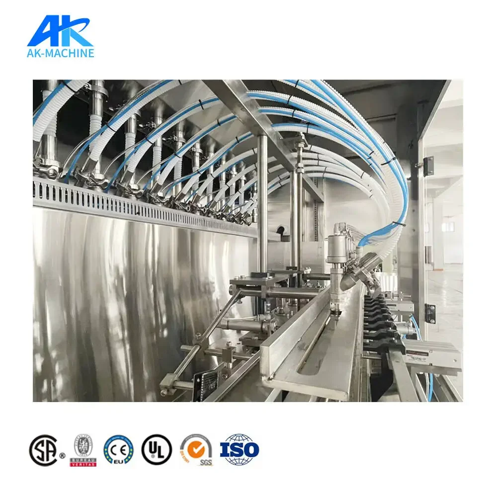 Vegetable Oil Jams Syrup Filling Machine Honey Filling Line