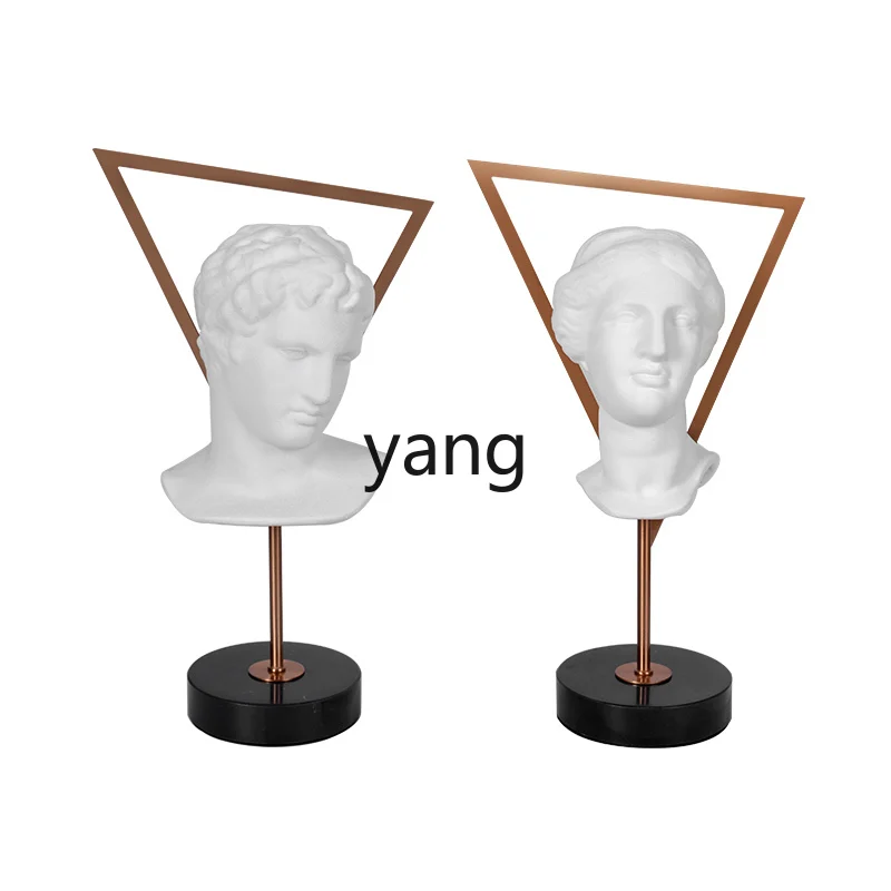 LTT Nordic Home Decoration Accessories Modern Office Living Room Light Luxury Art Portrait Ornament