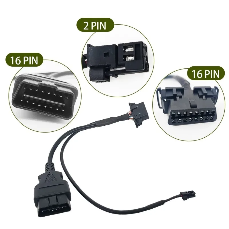 16 Pin HD SGW Security Gateway Bypass OBD2 Cable for Dodge Cummins Ram 1500 2500 3500 2018-2021 Full CAN Bus Diagnostic Adapter