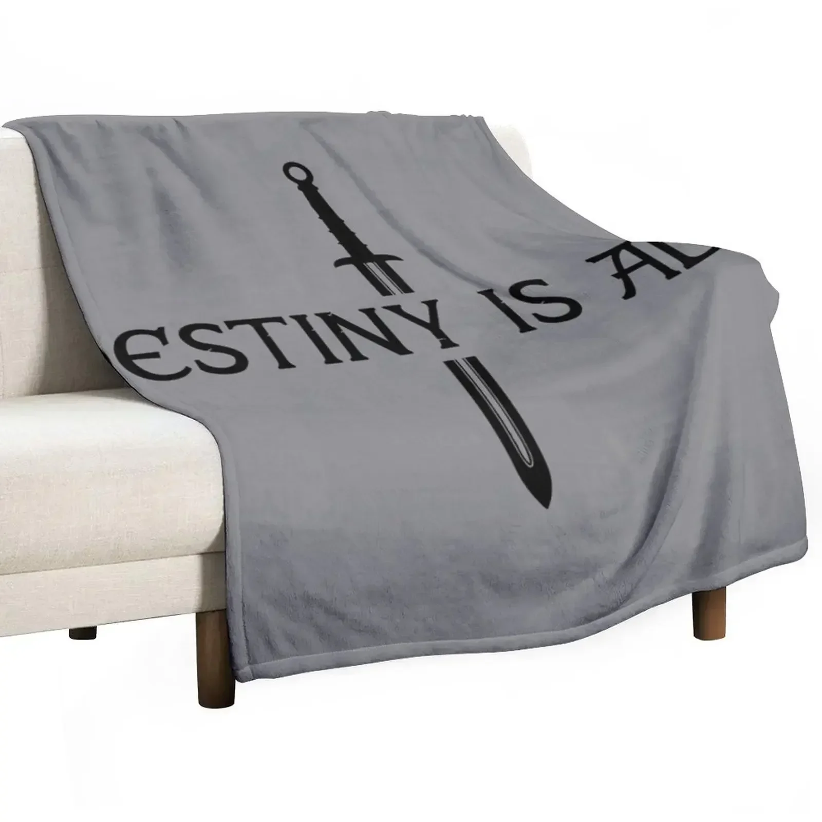 

The Last Kingdom - Destiny Is All Throw Blanket For Decorative Sofa Plaid on the sofa Camping Blankets