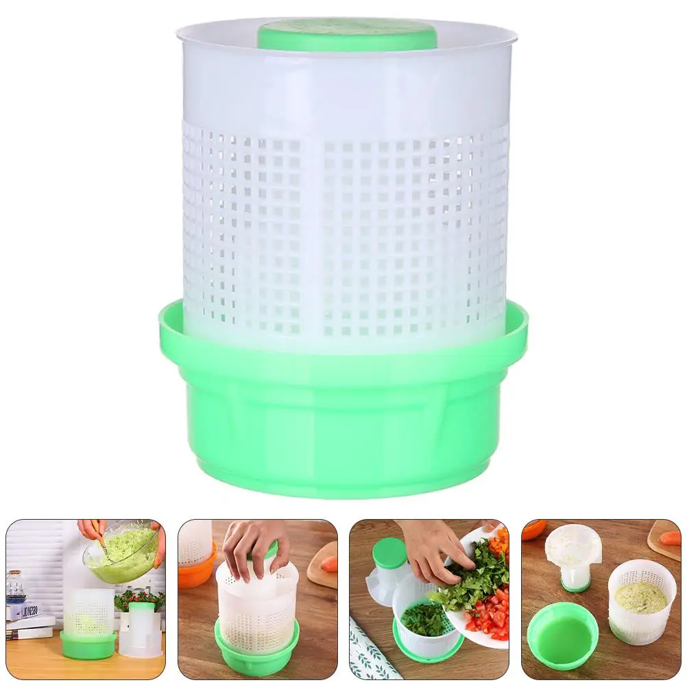 야채 탈수기 샐러드 스피너 스트레이너 필링 압착기 도구 기계 건조기 주방 도우미 PP 재료 안전한 손