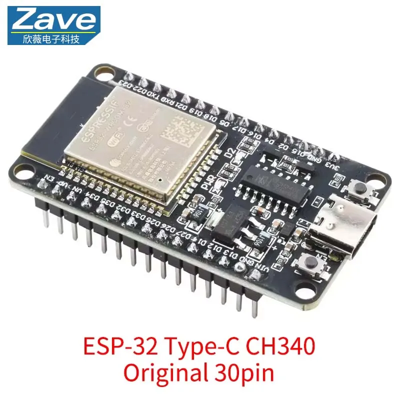 ESP32 Entwicklungsboard WiFi Bluetooth Modul 32D 32U CH340 CP2102 Typ-C Micro USB 30Pin 38Pin für Arduino